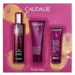 Coffret Caudalie Thé des Vignes – Eau Fraîche, Gel Douche et Crème Réparatrice Mains et Ongles