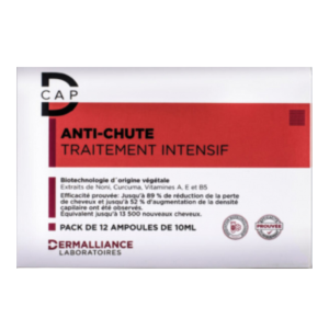 D-CAP Anti-Chute Traitement Intensif – 12 Ampoules de 10ml