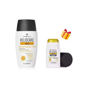 CANTABRIA OFFRE HELIOCARE 360 MINERAL TOLERANCE FLUID SPF50+ 50 ML + STICK TRANSPARENT 25G OFFERT