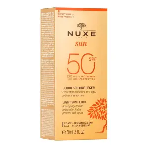 Nuxe Sun Fluide Solaire Léger SPF 50 – Visage 50 ml