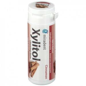 MIRADENT XYLITOL CHEWING GUM CANELLE 30 PIECES