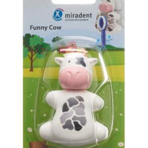 MIRADENT porte Brosse a dent funny cow