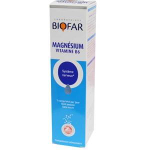 BIOFAR MAGNESIUM VITAMINE B6 - 20 CAPSULES