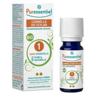 PURESSENTIEL HUILE ESSENTIELLE CANNELLE DE CEYLAN BIO 5 ML