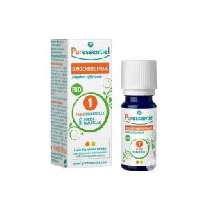 PURESSENTIEL HUILE ESSENTIELLE GINGEMBRE FRAIS BIO 5 ML