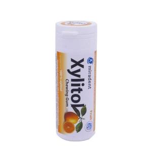 MIRADENT XYLITOL CHEWING GUM FRUIT 30 PIECES