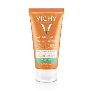 VICHY CAPITAL SOLEIL EMULSION PROTECTRICE ANTI BRILLANCE PEAU MIXTE A GRASSE 50 ML SPF 50