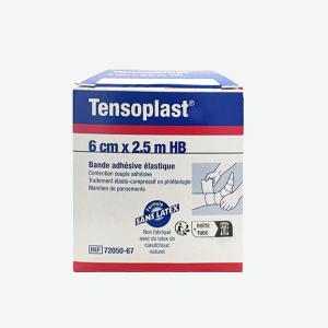 Tensoplast Bande Adhésive Élastique 6 cm x 2,5 m HB Sans Latex