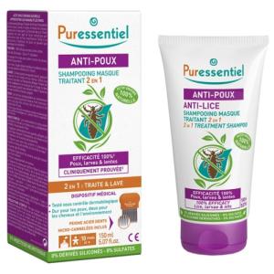 Puressentiel Anti-Poux Shampoing Masque 2 en 1 – 150 ml